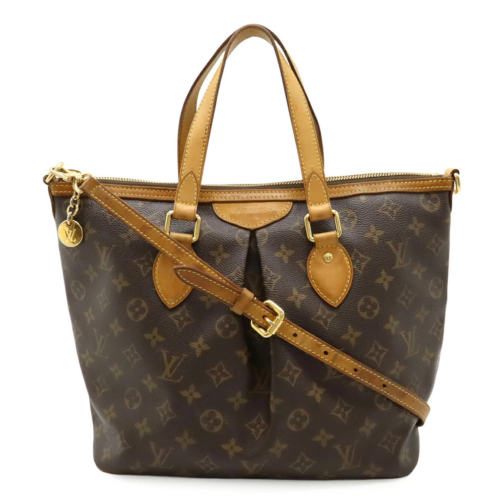 LOUIS VUITTON Monogram Palermo Tote Bag Handbag Shoulder Crossbody